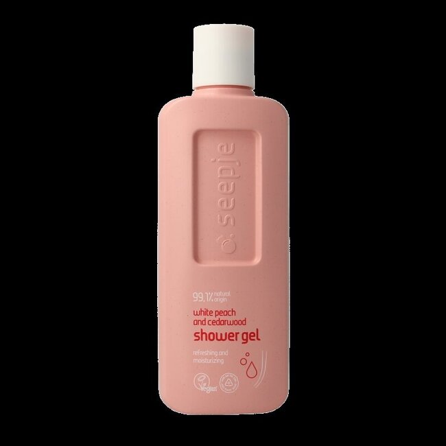 Showergel white peach and cedarwood 300 Milliliter