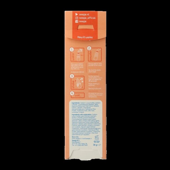 Seepje Shampooing hydratant et nourrissant recharge 38 g