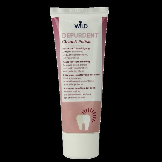 Depurdent clean & polish whitening tandpasta 75 Milliliter