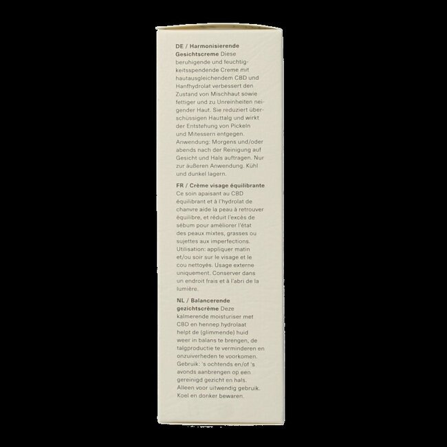 Hemptouch Balancing face cream 50 Milliliter