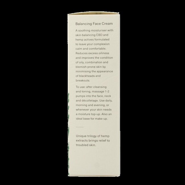 Hemptouch Balancing face cream 50 Milliliter