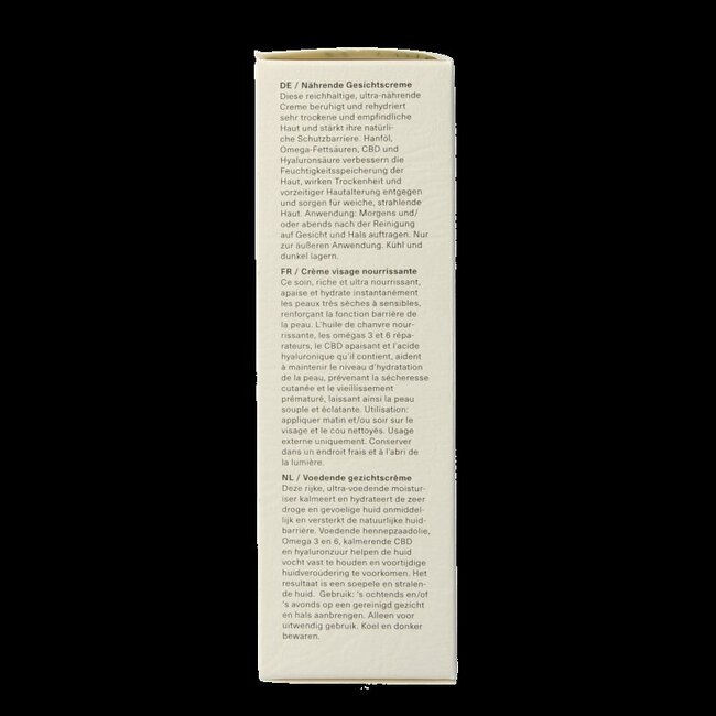 Hemptouch Crème visage nourrissante 50 millilitres