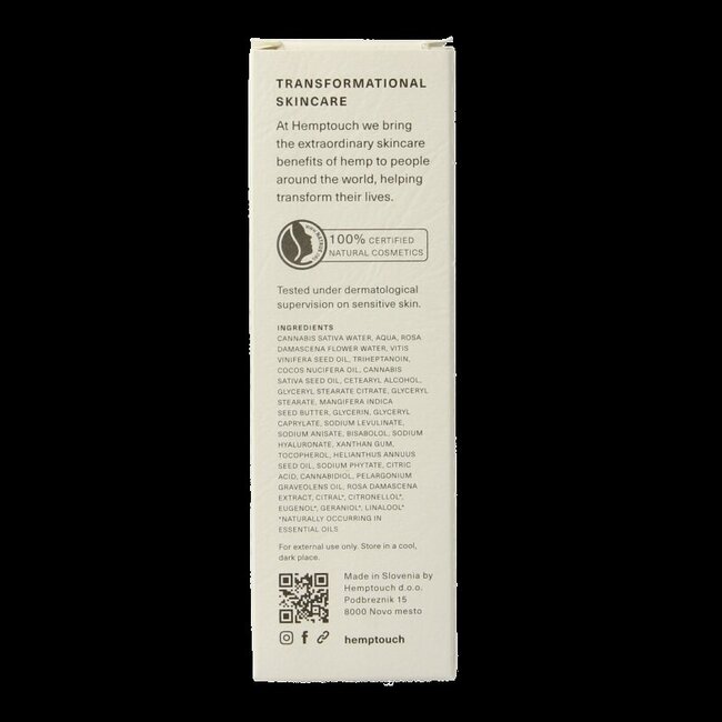 Hemptouch Crème visage nourrissante 50 millilitres