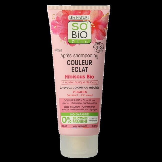 Conditioner colour & shine hibiscus 200 Milliliter