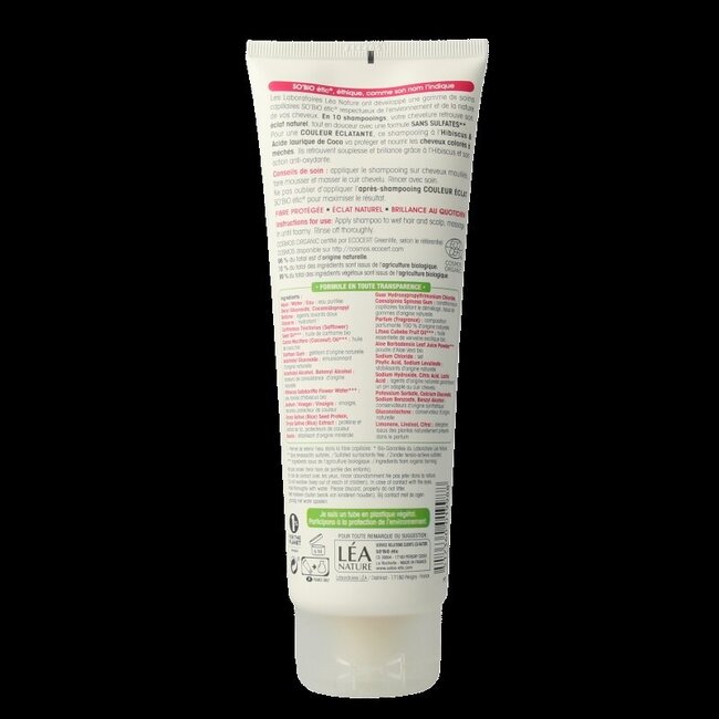 So Bio Etic Shampoing couleur & éclat hibiscus 250 ml