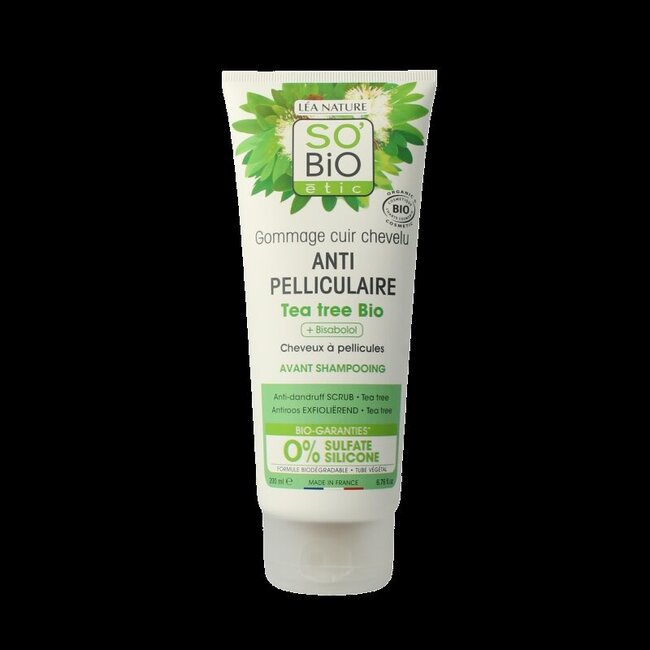 Haarscrub anti roos tea tree 200 Milliliter