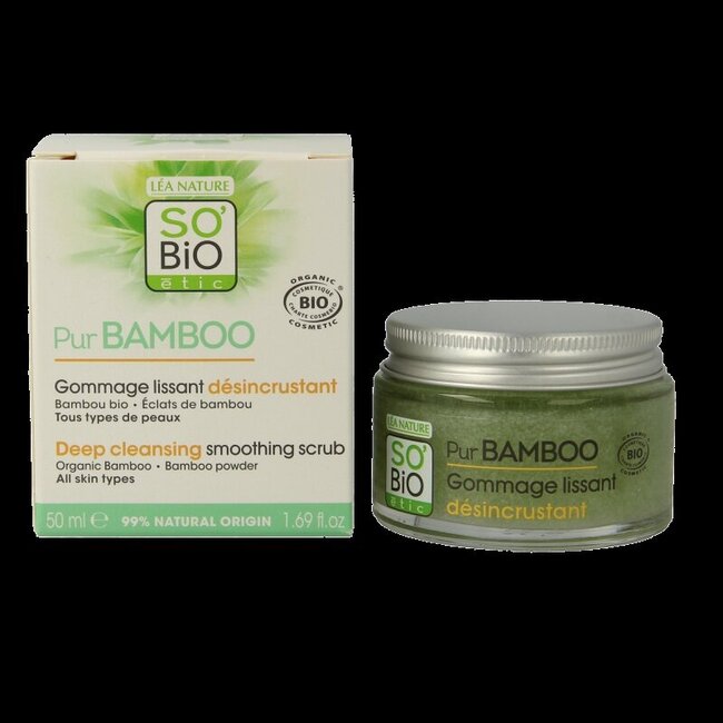 So Bio Etic Bamboo Deep cleansing smoothing scrub 50 Milliliter