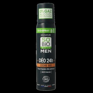 So Bio Etic SO'BiO étic For Men Déodorant Spray Cèdre 100 ml