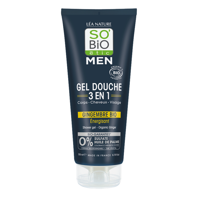 Showergel for men 3-in-1 ginger 200 Milliliter