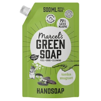 Marcel's Green Soap Handzeep tonka & muguet navul 500 Milliliter