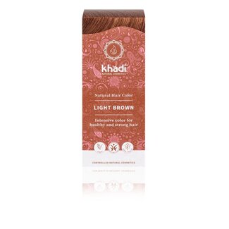 Khadi Khadi Haarkleur light brown 100 Gram