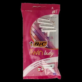 BIC BIC Twin Lady rasoirs jetables - pochette de 8 pièces