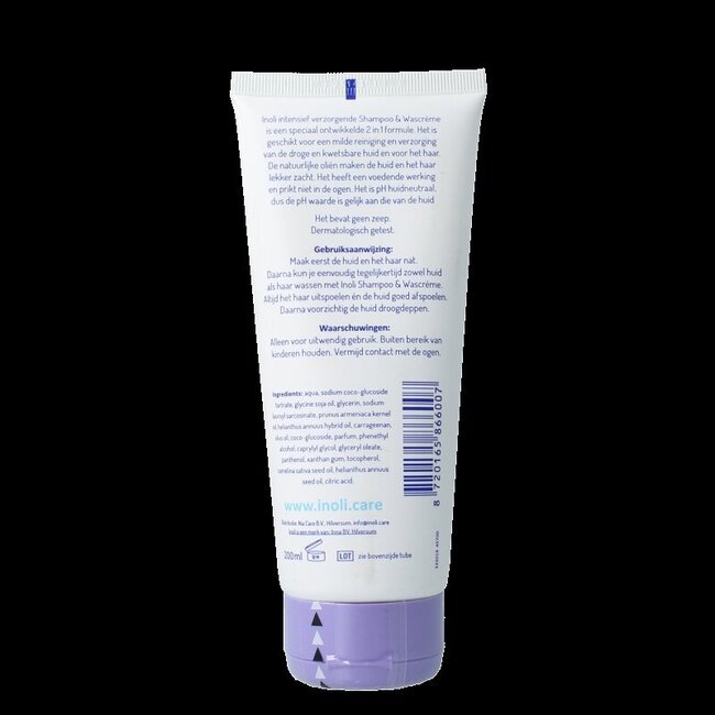 Inoli Shampooing Crème Lavante Vegan 200 ml