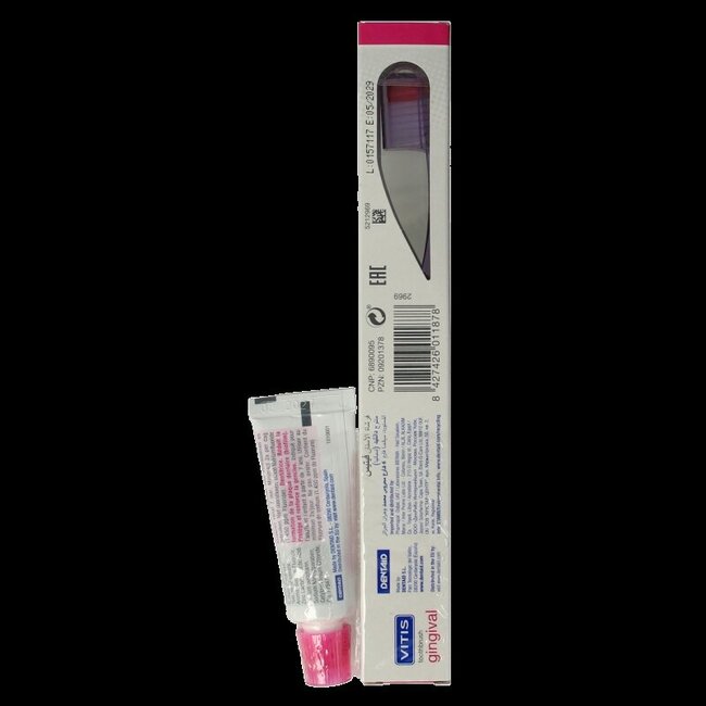 Vitis Brosse à dents Gingival gencives saines 1 pièce