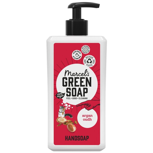 Handzeep argan & oudh 500 Milliliter