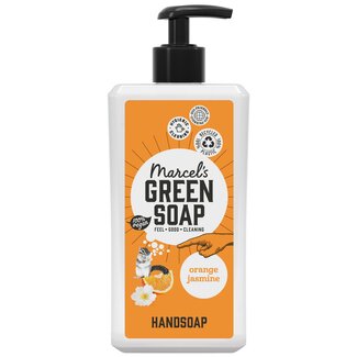 Marcel's Green Soap Handzeep sinaasappel & jasmijn 500 Milliliter