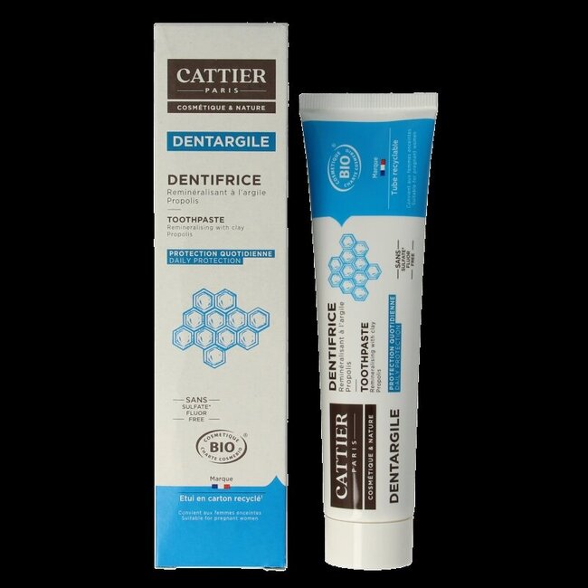 Cattier Tandpasta propolis 75 Milliliter