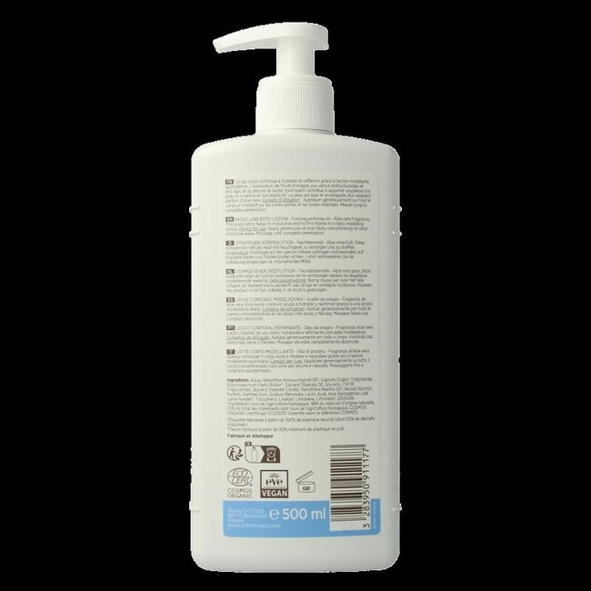 Cattier Lait Corps aloé vera/onagre 500 ml
