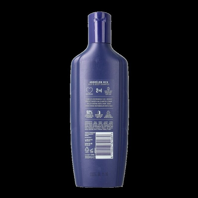Shampooing Andrélon Homme Cheveux & Corps 300 ml
