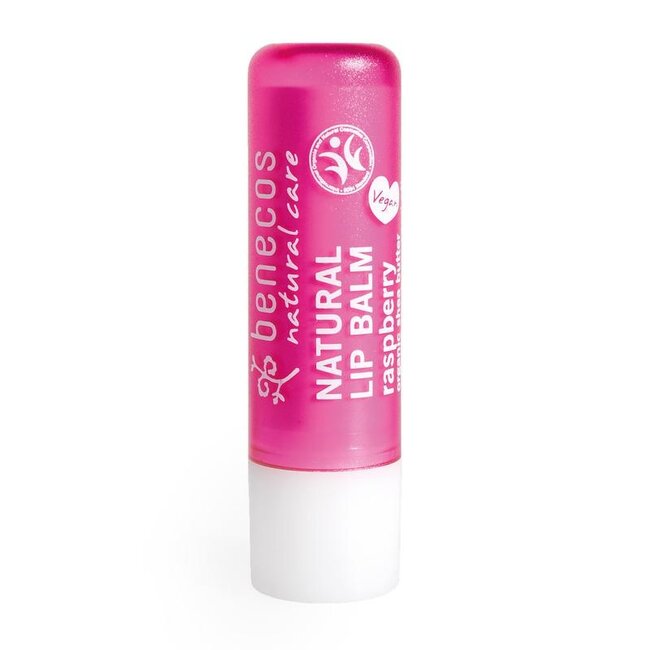 Natural lipbalm raspberry 1 Stuks