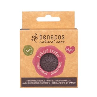 Benecos natural beauty Benecos natural beauty Éponge konjac naturelle - bambou noir 1 pièce