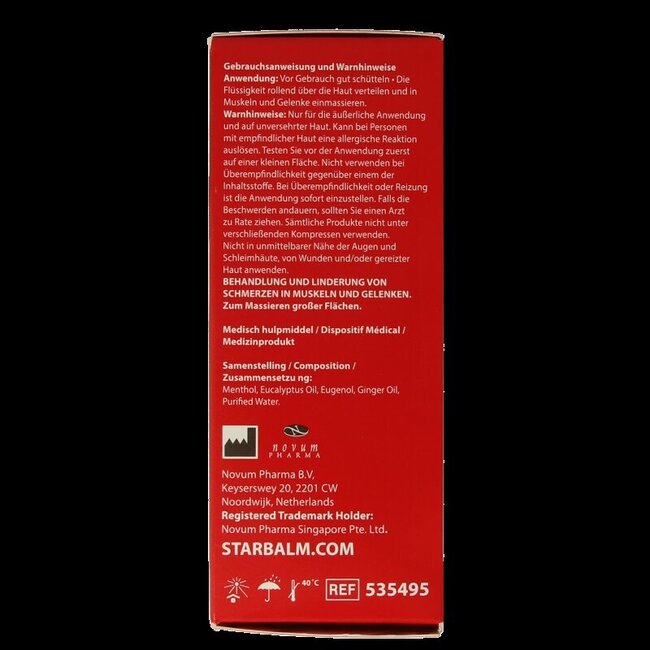 Star balm Roll on warm 75 Milliliter