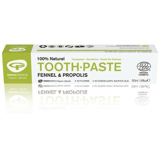 Green People Tandpasta fennel & propolis muntvrij 50 Milliliter
