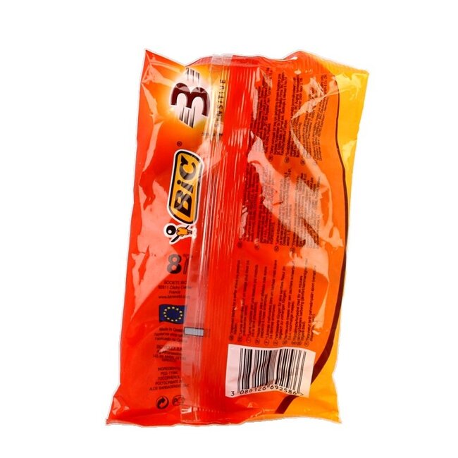 Rasoirs jetables BIC 3 Sensitive, pochette de 8 unités