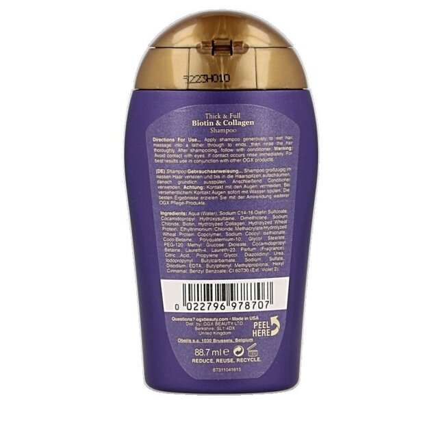OGX Shampoo thick and full collagen 88.7 Milliliter