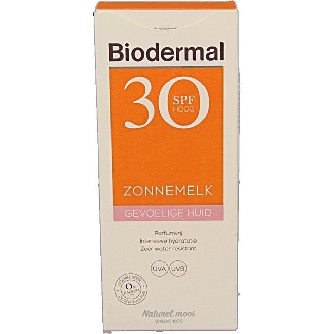 Zonnemelk gevoelige huid SPF30 200 Milliliter