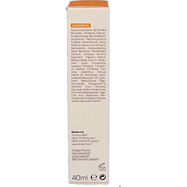 Biodermal Crème visage anti-âge SPF 30 40 ml