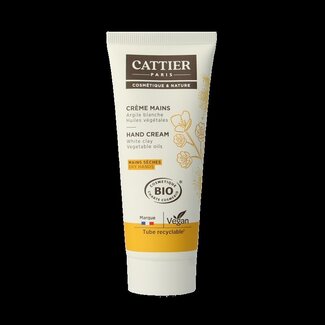 Cattier Crème mains Cattier à l'argile blanche 75 ml