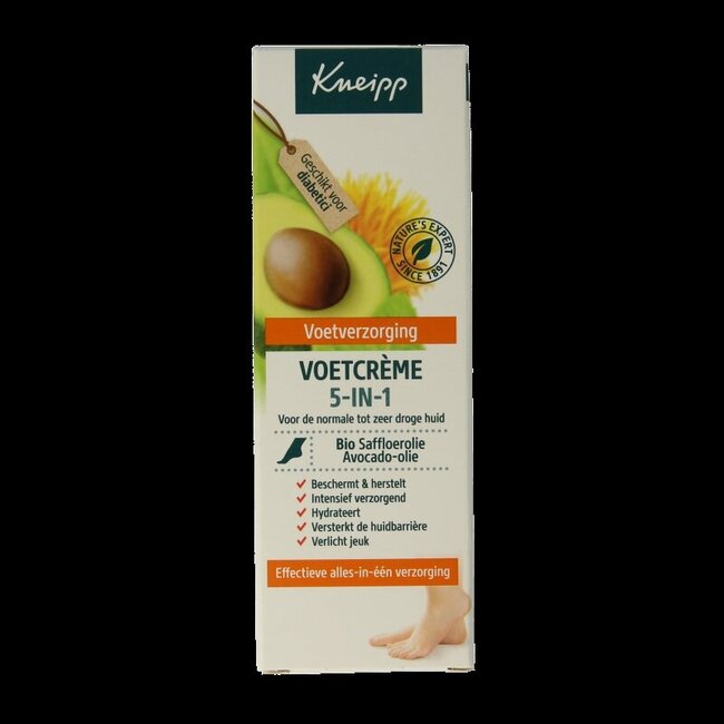 Foot care voetcreme 5-in-1 75 Milliliter