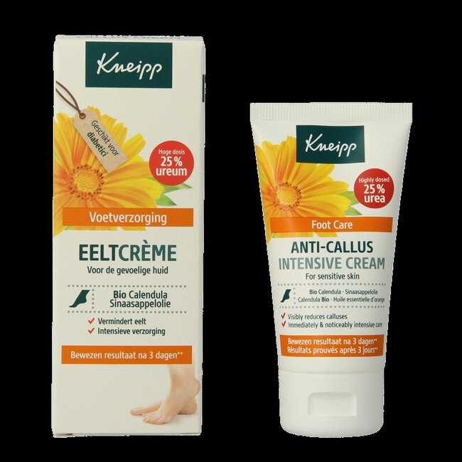 Kneipp Foot care eeltcreme calendula sinaasappelolie 50 Milliliter