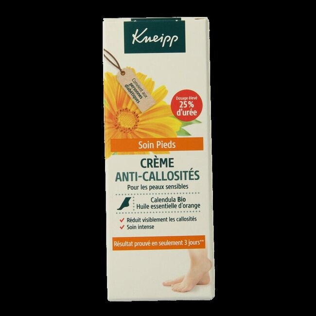 Kneipp Foot care eeltcreme calendula sinaasappelolie 50 Milliliter