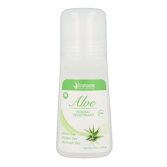 Grahams Grahams Déodorant minéral à l'aloès 65 ml