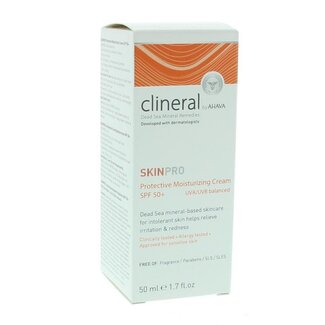 Ahava Clineral Skinpro protective moisturiser SPF50 50 Milliliter