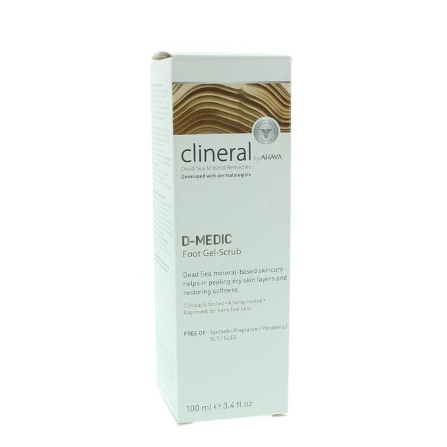 Clineral D-medic foot gel scrub  100 Milliliter