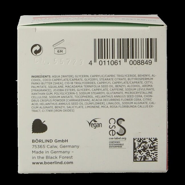 Borlind Energynature dagcreme 50 Milliliter