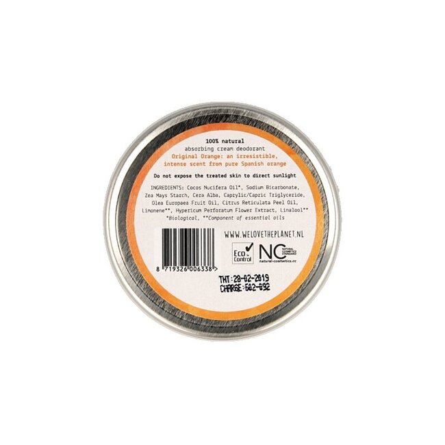 Déodorant 100 % naturel We Love The Planet Original Orange 48 g