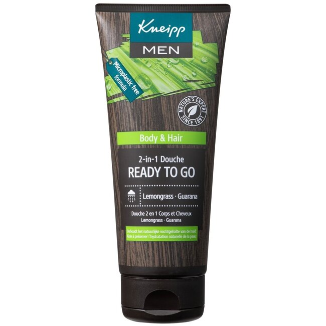 Men body & hair 2-in-1 douche ready to go 200 Milliliter