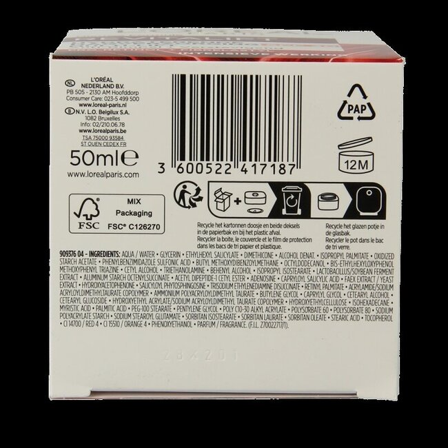 L'Oréal Paris Revitalift crème de jour SPF30 50 ml