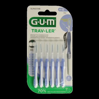GUM GUM Trav-ler brossettes interdentaires 0,6 mm (lavande) 6 pièces