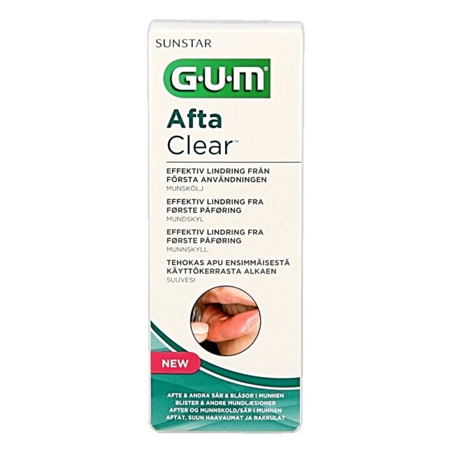 GUM Aftaclear mondwater 120 Milliliter