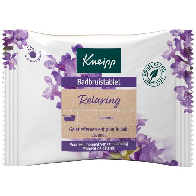 Badbruistablet relaxing lavendel 80 Gram
