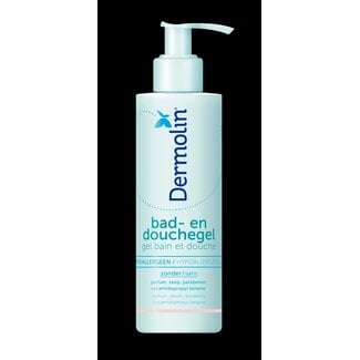 Dermolin Dermolin Bad en douchegel CAPB vrij 200 Milliliter