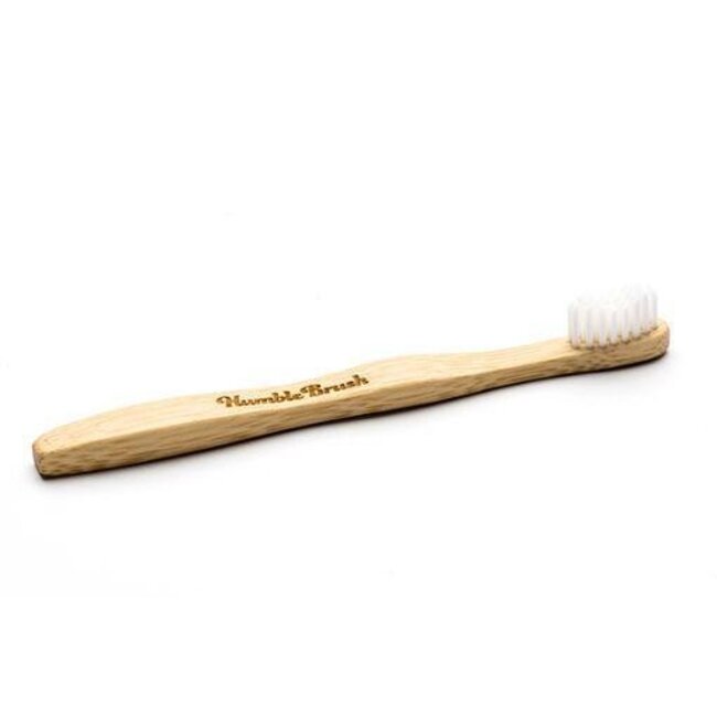 Tandenborstel bamboe kids wit brush soft 1 Stuks