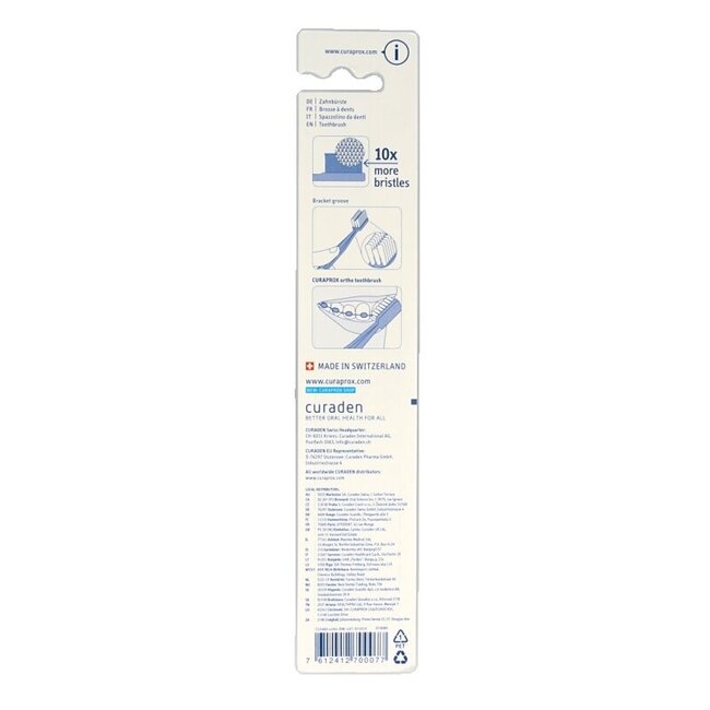 Curaprox Brosse à dents ultra soft ortho 1 pièce