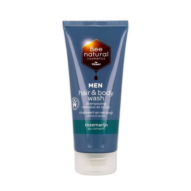 Hair & body wash men rozemarijn 200 Milliliter