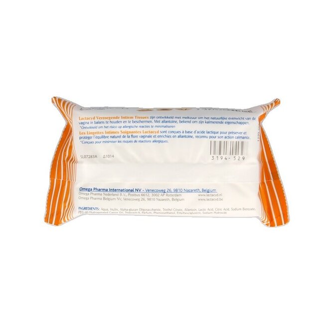 Lactacyd Tissues verzorgend 15 Stuks